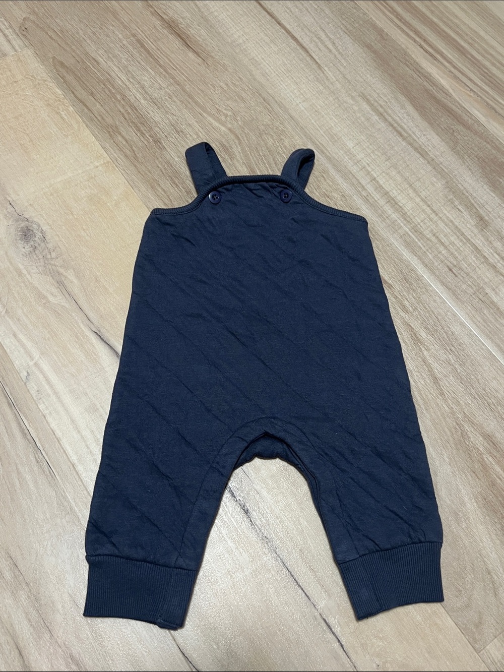 Hanna Andersson Quilted Overalls 6-12 Months